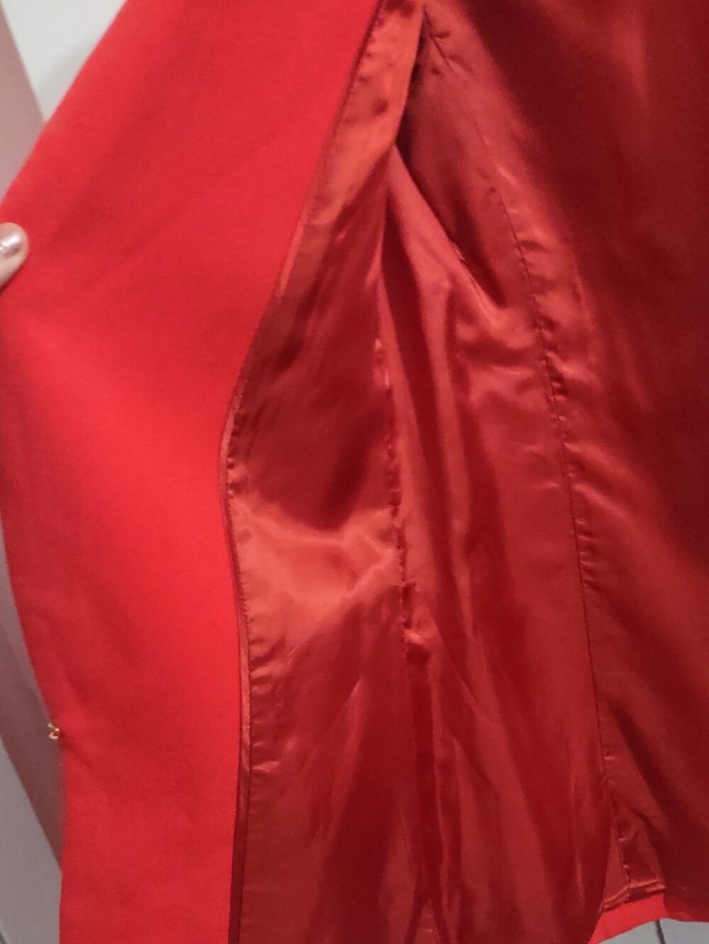 Sezane Cherry Red Blazer - Picture 4 of 4